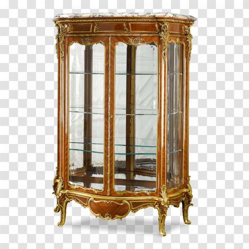 Display Case Antique Cabinetry Rococo Cabinet Maker - Writing Table - Furniture Transparent PNG