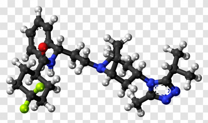 Maraviroc CCR5 Management Of HIV/AIDS Entry Inhibitor Therapy - Fashion Accessory - Molecule Transparent PNG