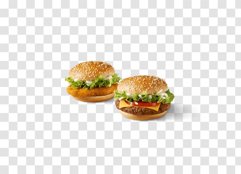 Slider Cheeseburger Fast Food Breakfast Sandwich Veggie Burger - Bekon Transparent PNG