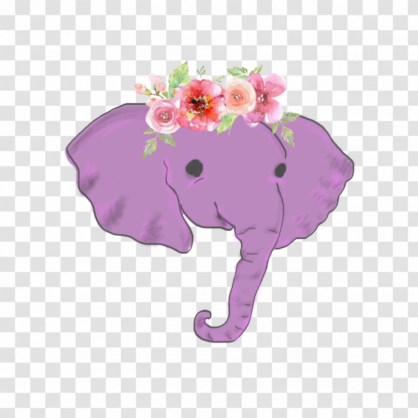 Indian Elephant Pink M RTV - Lilac - India Transparent PNG
