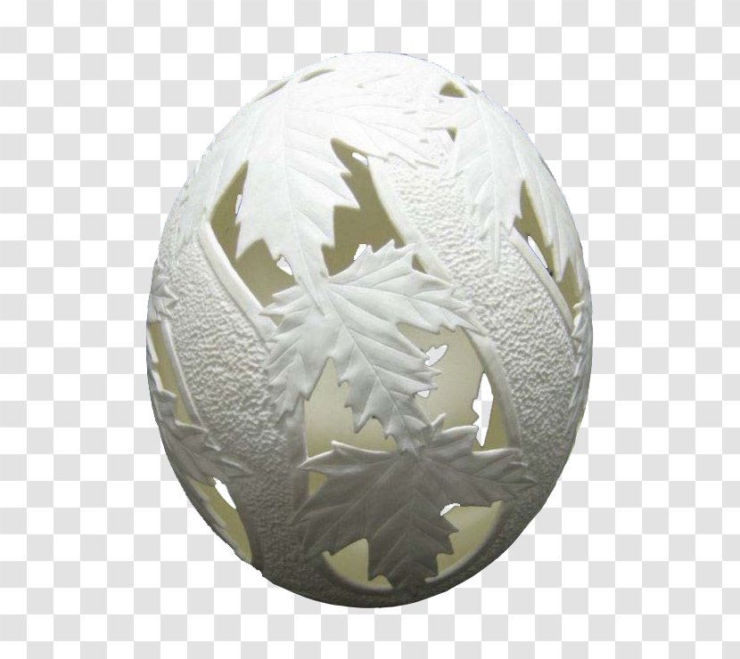 Common Ostrich Eggshell Carving Ud0c0uc870uc54c - Sphere - Falling Maple Shell Art Transparent PNG