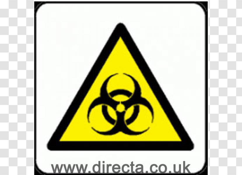 Biological Hazard Safety Sign Symbol - Text Transparent PNG