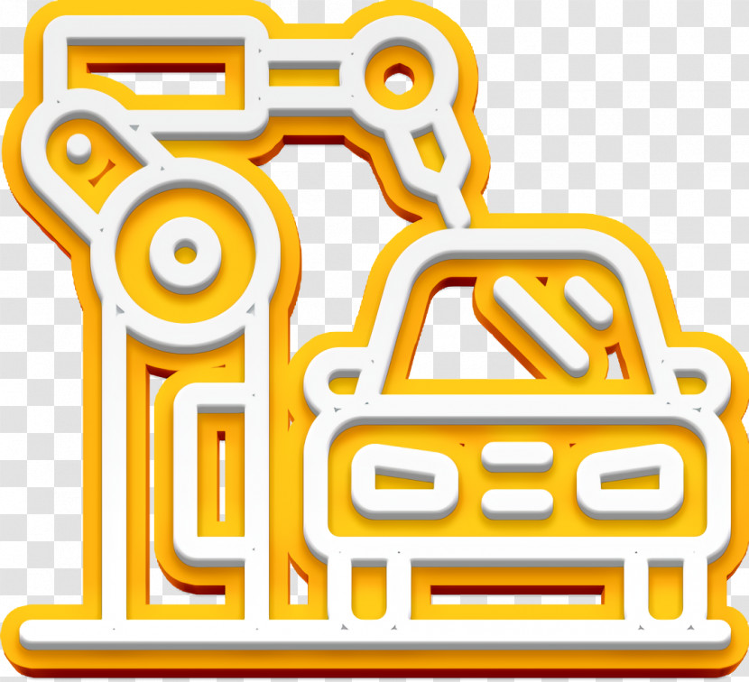 Robotic Icon Manufacturing Icon Car Icon Transparent PNG