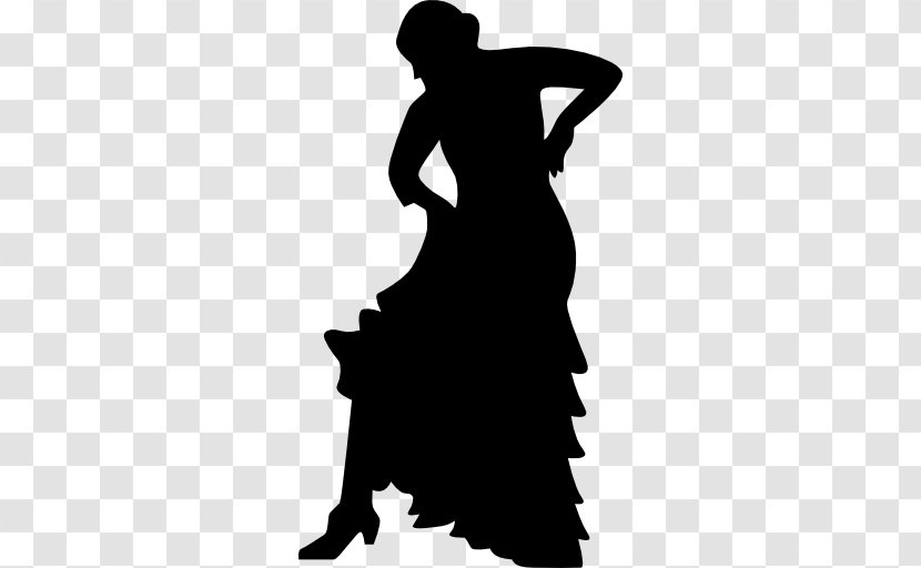 Flamenco Dance Silhouette Photography - Drawing Transparent PNG