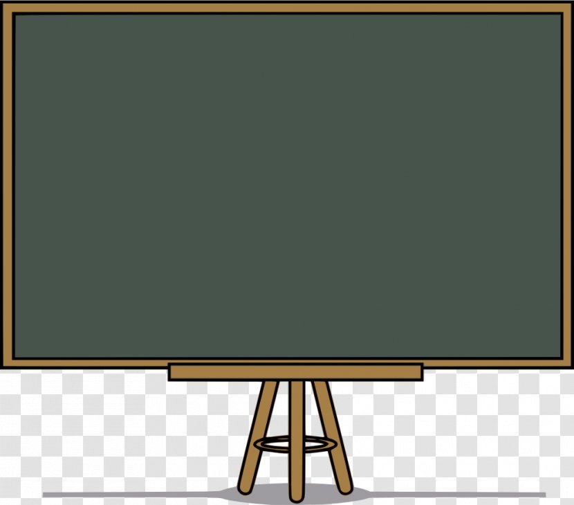 Blackboard Dry-Erase Boards Free Content Clip Art - Television Set - Chalk Board Picture Transparent PNG
