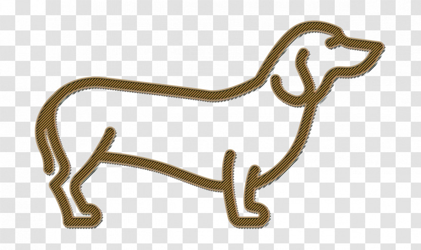 Dachshund Icon Dog Breeds Fullbody Icon Dog Icon Transparent PNG