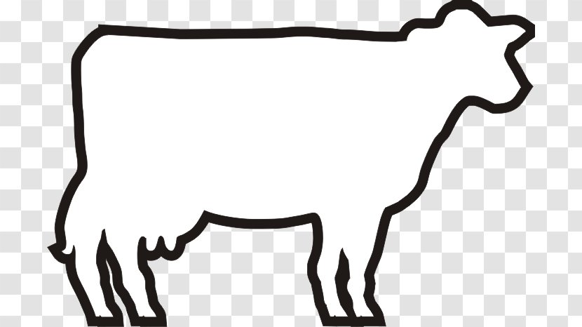 Dairy Cattle Stencil Logo - Monochrome Photography Transparent PNG