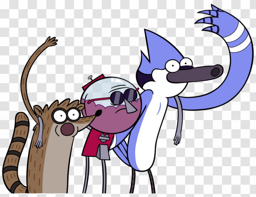 Mordecai Rigby Cartoon Network California King - Heart - Flower Transparent PNG