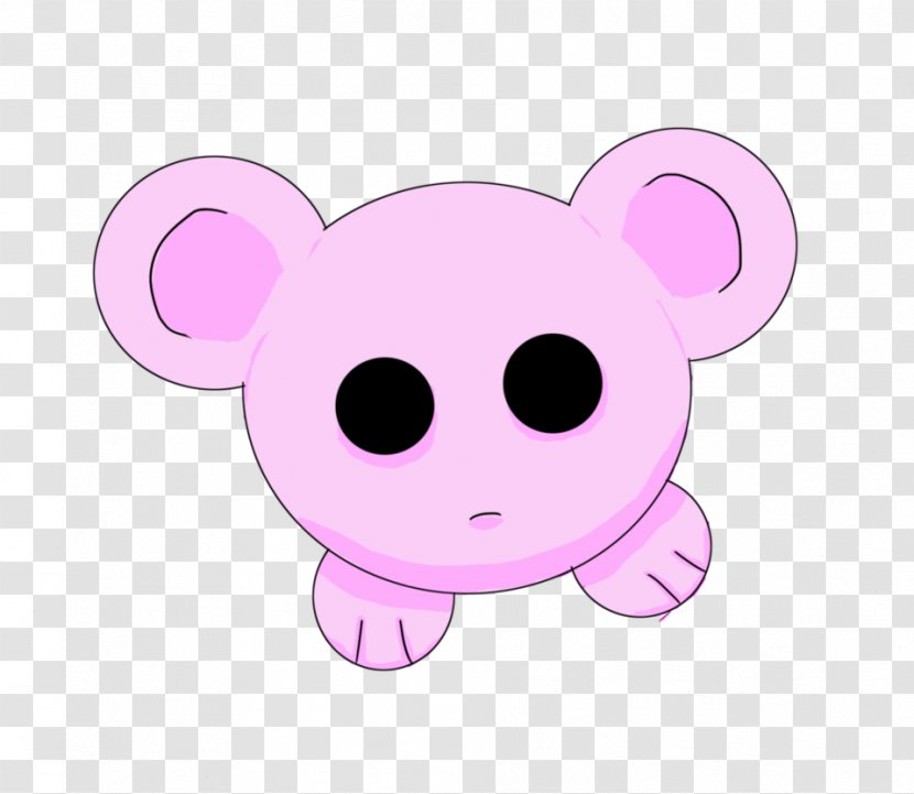 Pig Computer Mouse Pink M Snout Clip Art - Smile Transparent PNG