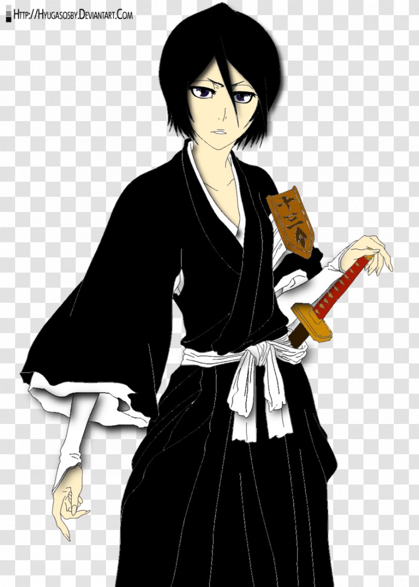 Rukia Kuchiki Ichigo Kurosaki Jūshirō Ukitake Byakuya Sode No Shirayuki - Frame Transparent PNG