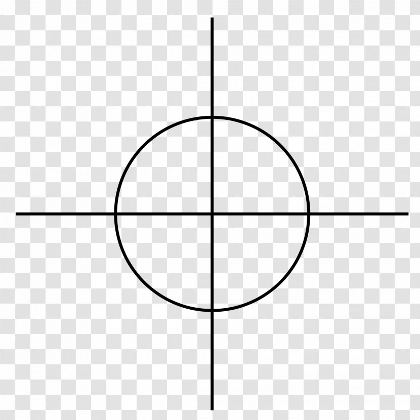 Circle Angle Point Symmetry Line Art - Viewfinder Vector Transparent PNG