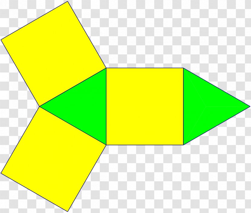 Triangular Prism Equilateral Triangle Right - Green Transparent PNG