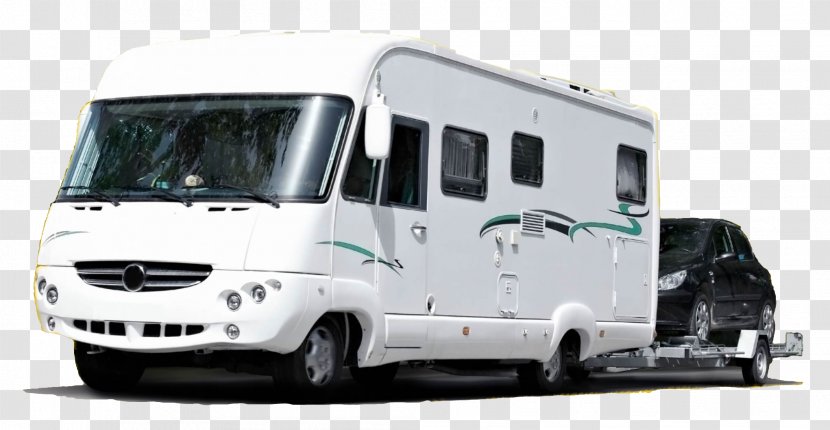 Car Campervans Towing Vehicle Trailer - Commercial Transparent PNG