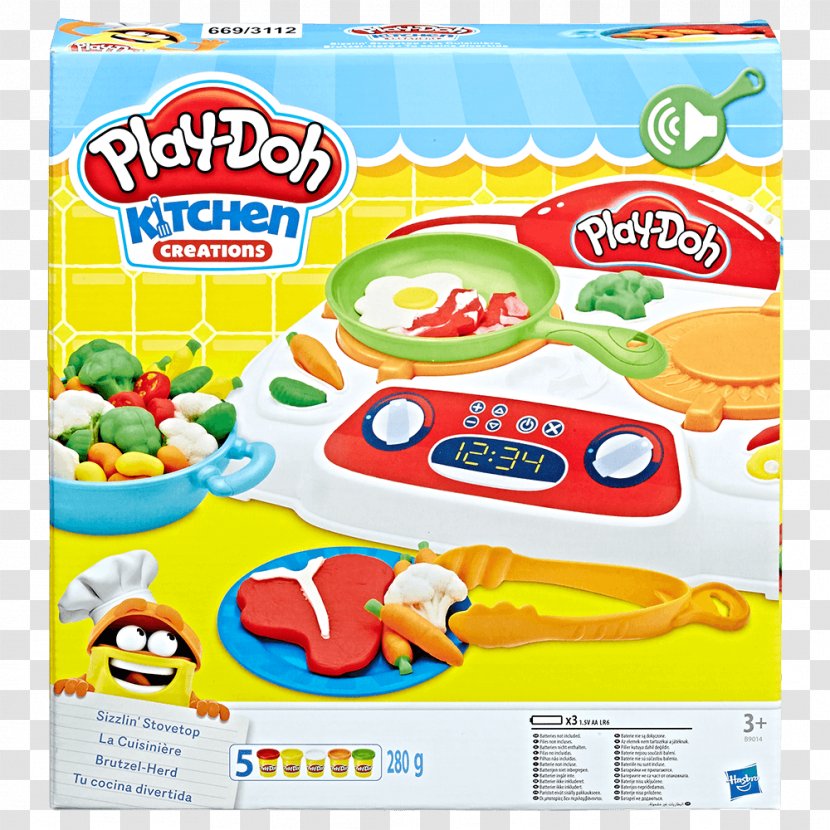 Play-Doh Kitchen Toy Cooking Ranges Hasbro - Asda Stores Limited Transparent PNG