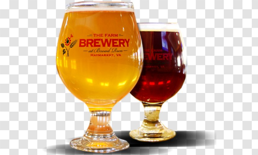 The Farm Brewery At Broad Run Beer Glasses Garden - Glass - Ad Transparent PNG