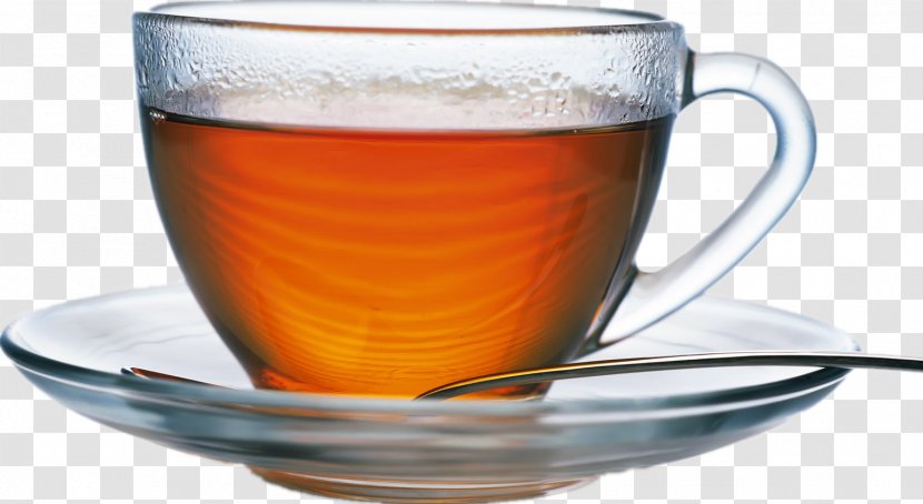 White Tea Coffee Green Cup - Teacup - Glass Transparent PNG