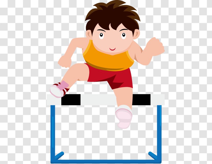 Thumb Human Behavior Boy Clip Art - Flower - Athletics Track Transparent PNG