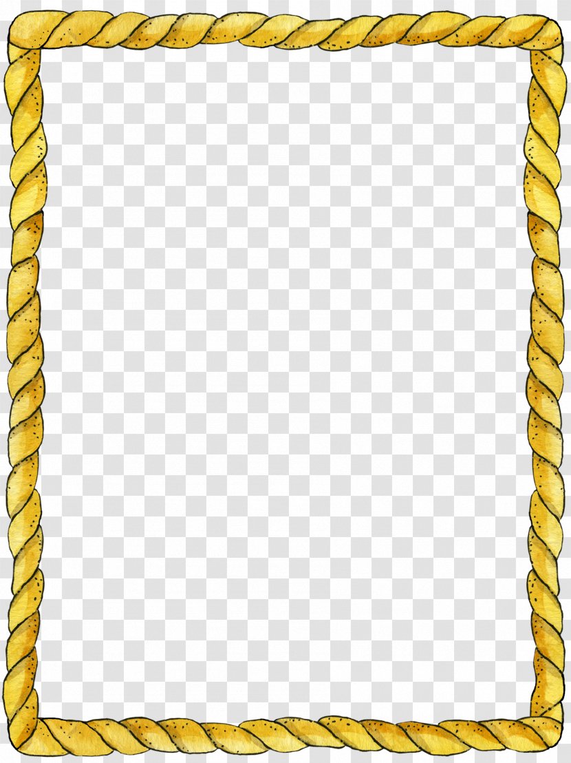 Picture Frames Rope Knot Clip Art - Rectangle Transparent PNG