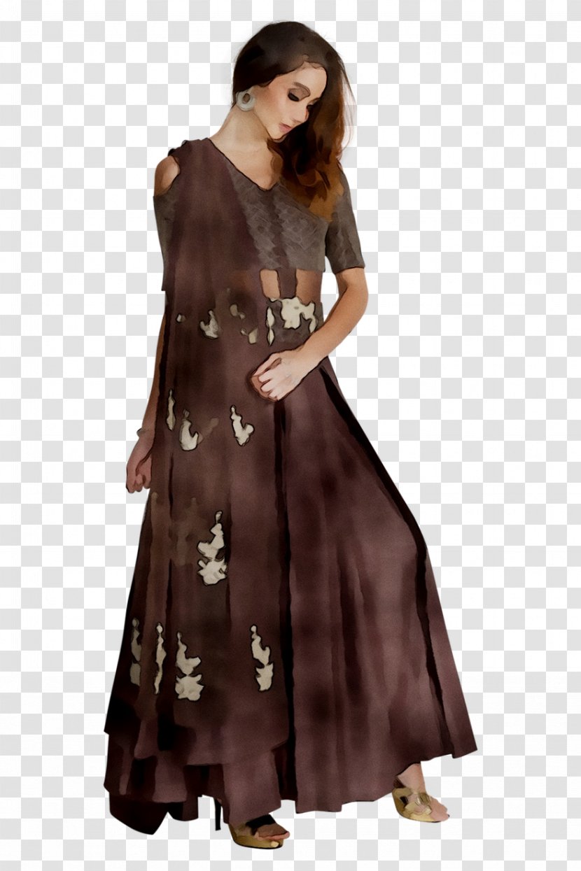 Cocktail Dress Gown - Maroon Transparent PNG