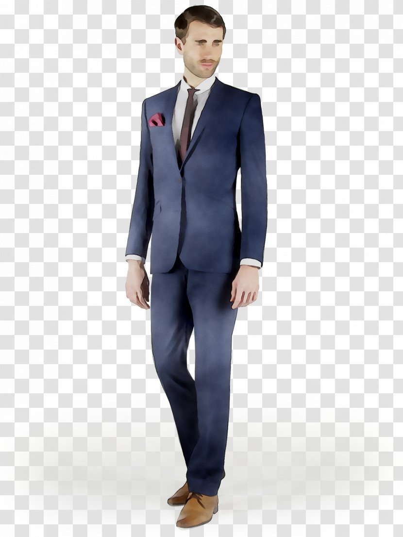 Tuxedo Suit Elevator Shoes Pants Navy Blue - Standing Transparent PNG