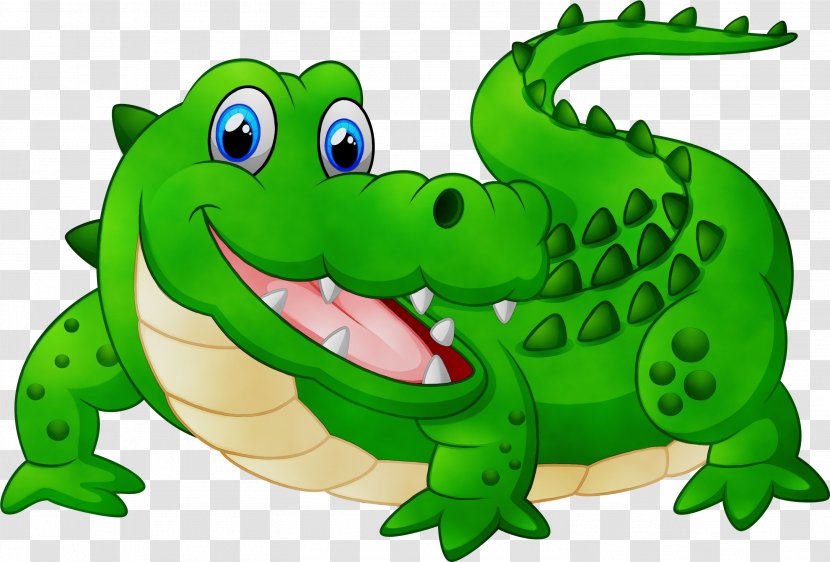 Alligator Cartoon - Animal Figure - Fictional Character Smile Transparent PNG