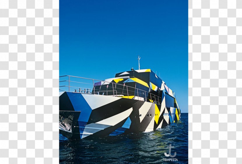 Dazzle Camouflage Artist Contemporary Art Yacht - Ship - Engin Transparent PNG