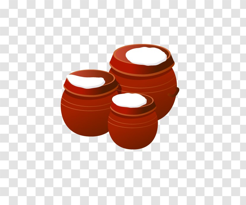 Icon - Vecteur - Orange Jar Transparent PNG