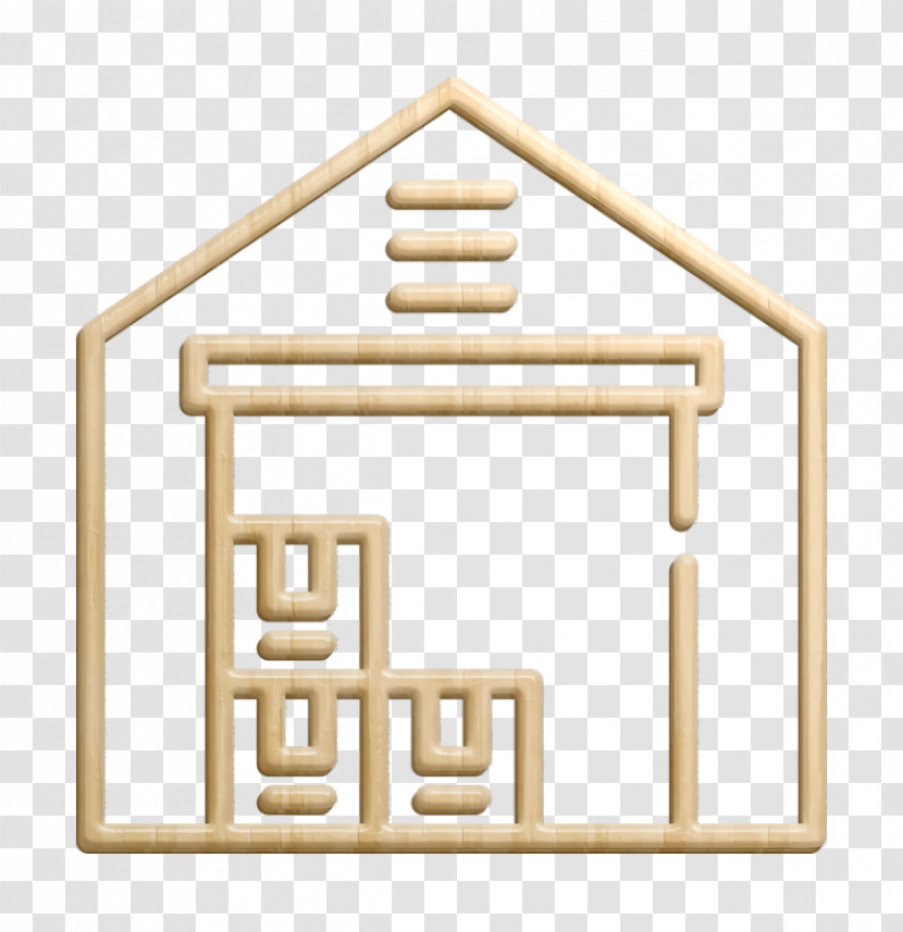 Logistic & Delivery Icon Warehouse Icon Transparent PNG