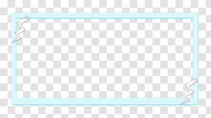 Rectangle Square Turquoise Area - Gray Border Transparent PNG