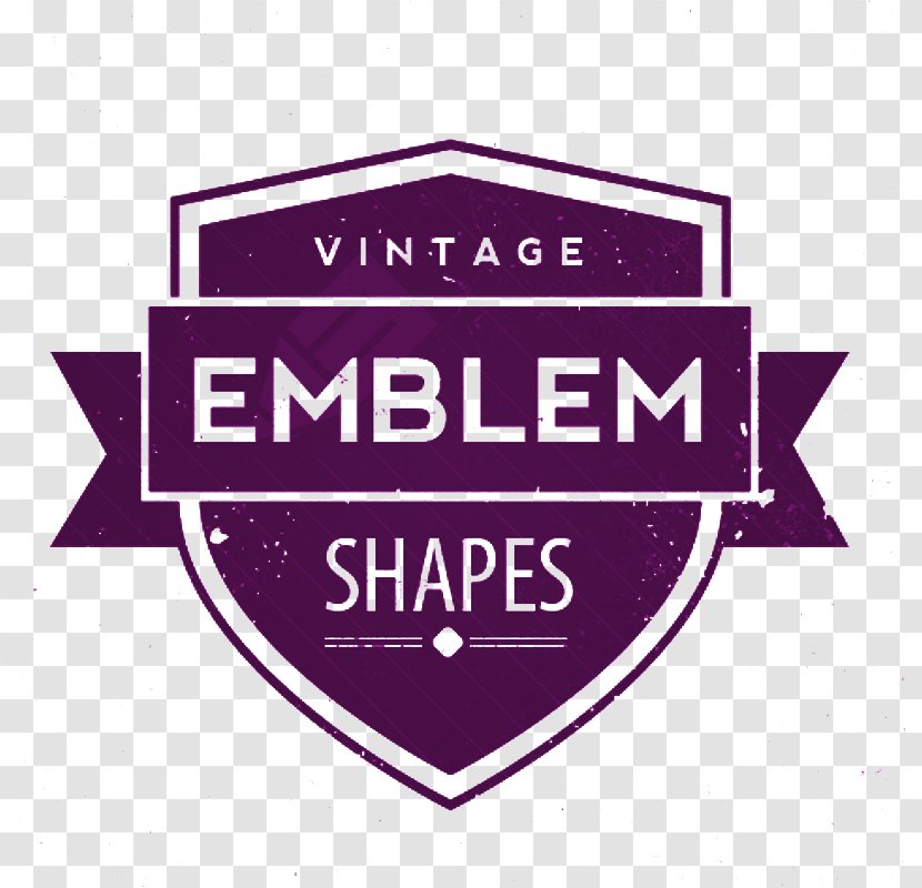 Logo Shape Badge - Magenta - Mottled Purple Transparent PNG
