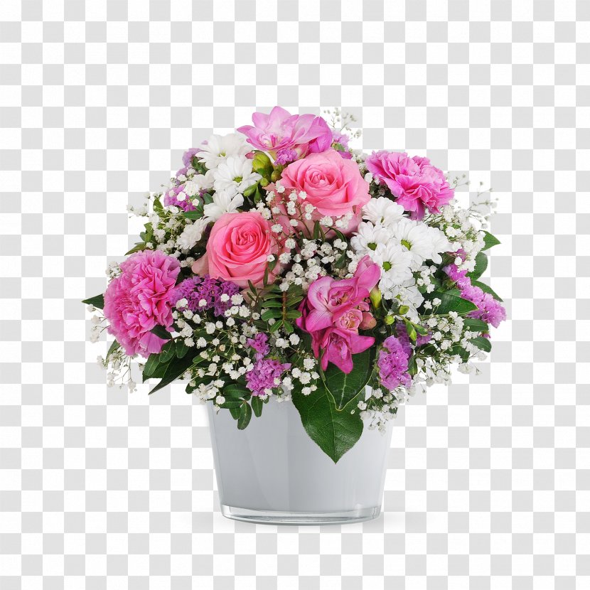 Garden Roses Flower Bouquet Floral Design Floristry - Pink Transparent PNG