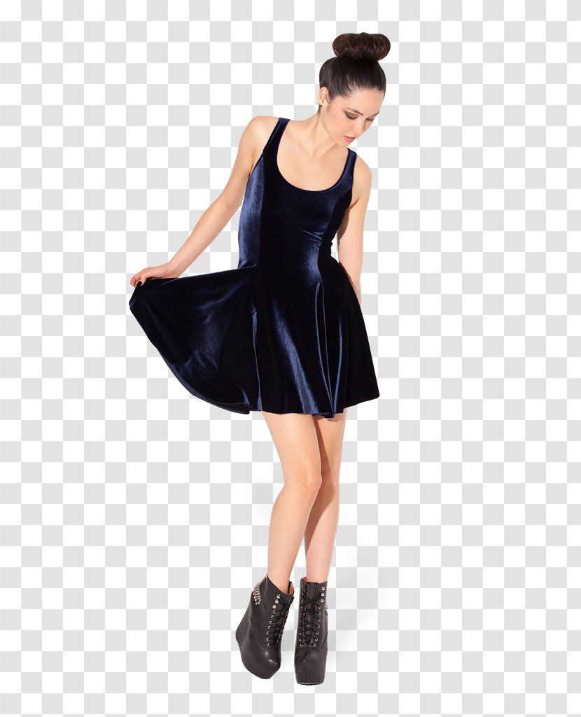 Little Black Dress Velvet Skirt Clothing - Heart Transparent PNG