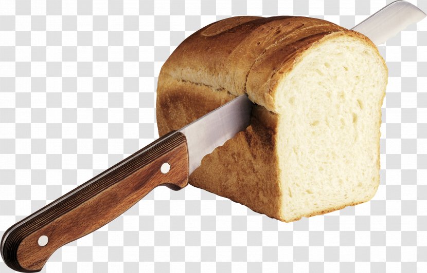 Knife White Bread Hamburger Toast Transparent PNG