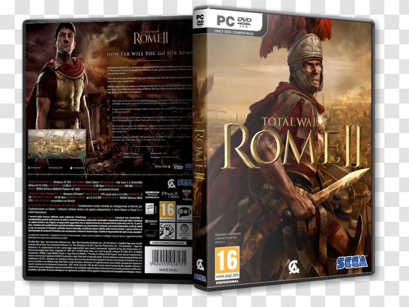 Total War: Rome II Rome: War Video Game Sega Creative Assembly - Personal Computer - Pc Transparent PNG