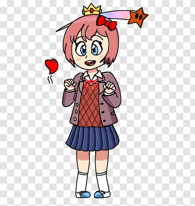 Doki Literature Club! Panic Illustration DeviantArt - Cartoon - Characters Transparent PNG