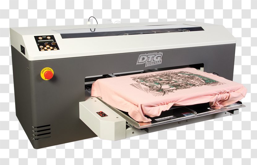 Printed T-shirt Direct To Garment Printing Printer - Screen Transparent PNG