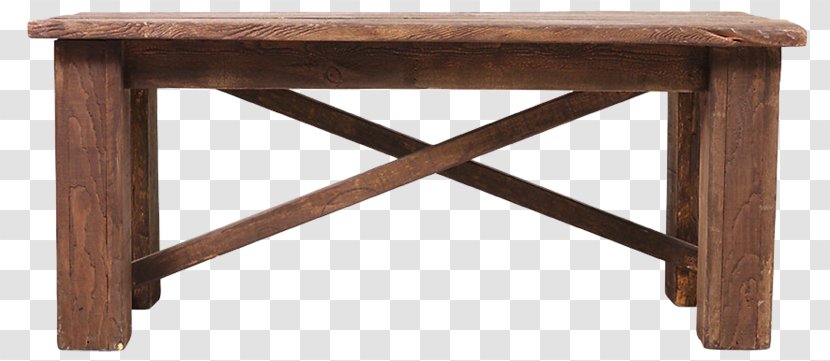 Wood Table - Bench - Rectangle Outdoor Transparent PNG