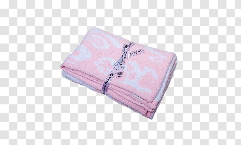 Linens Textile Pink M RTV - Baby Blanket Transparent PNG