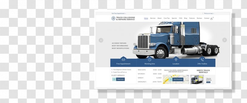 Web Development Responsive Design Car Truck - Biomedical Advertising Transparent PNG