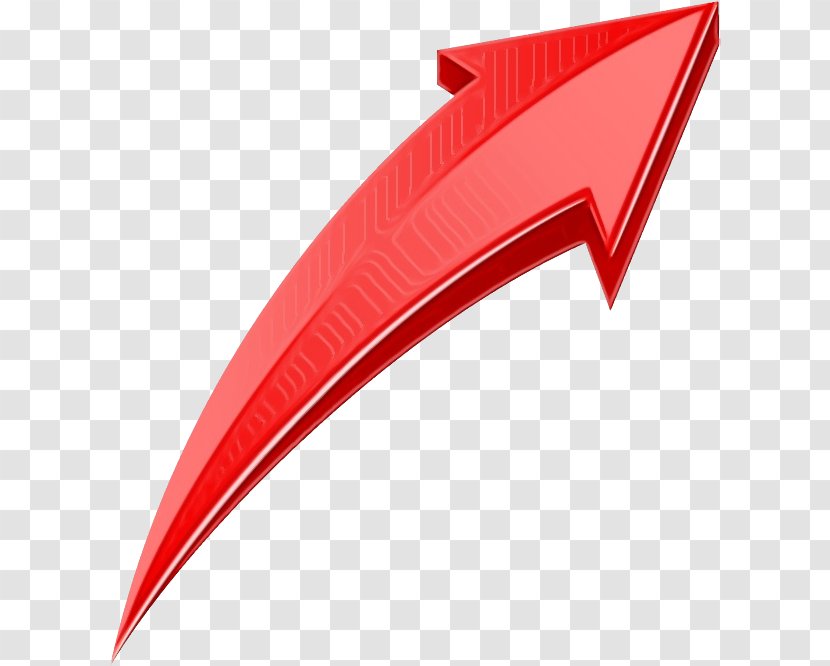 Red Fin Line Logo Carmine Transparent PNG