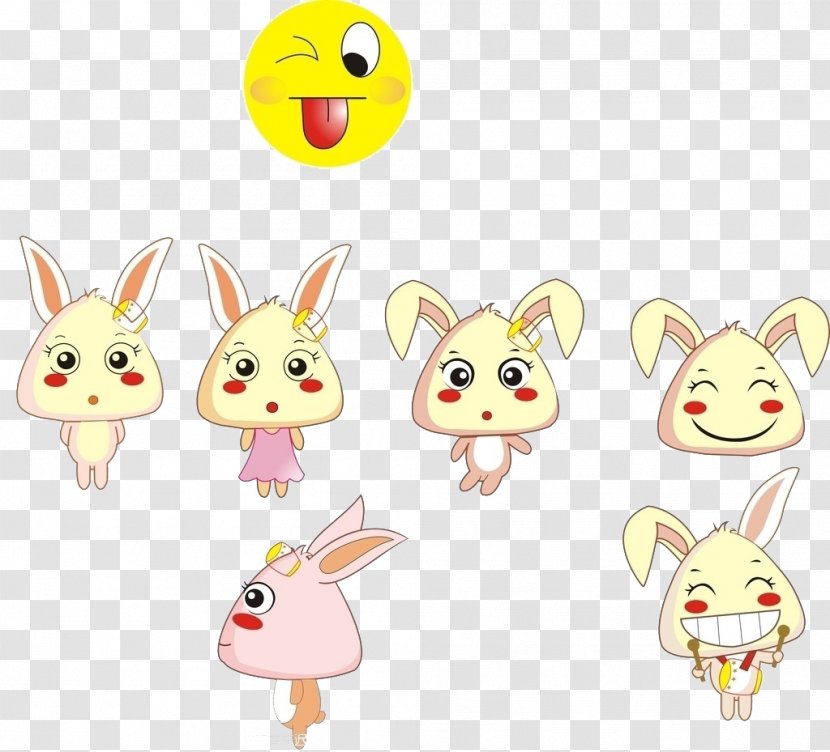 Easter Bunny Rabbit Cartoon Cuteness Transparent PNG