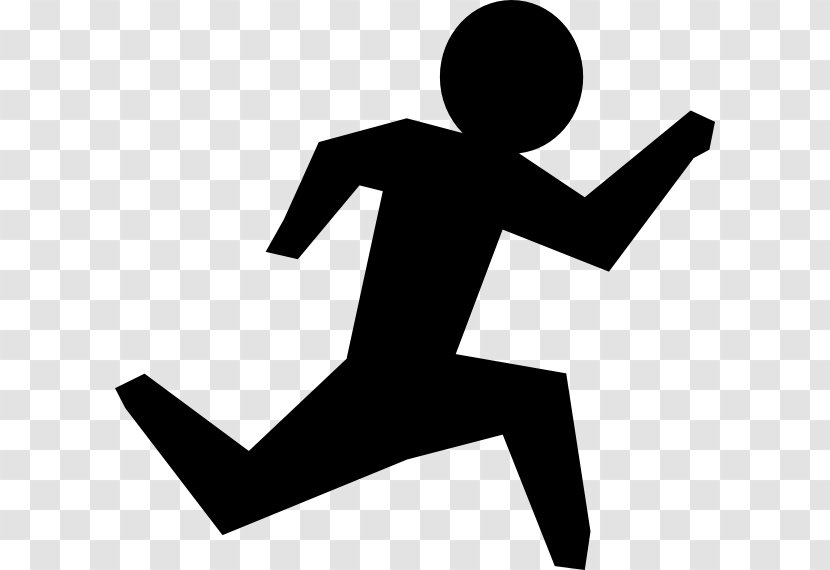 Running Person Clip Art - Website - Run Away Cliparts Transparent PNG