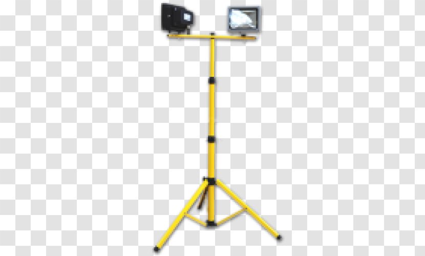 Stage Lighting Instrument Tripod Searchlight Floodlight - Yellow - Light Transparent PNG