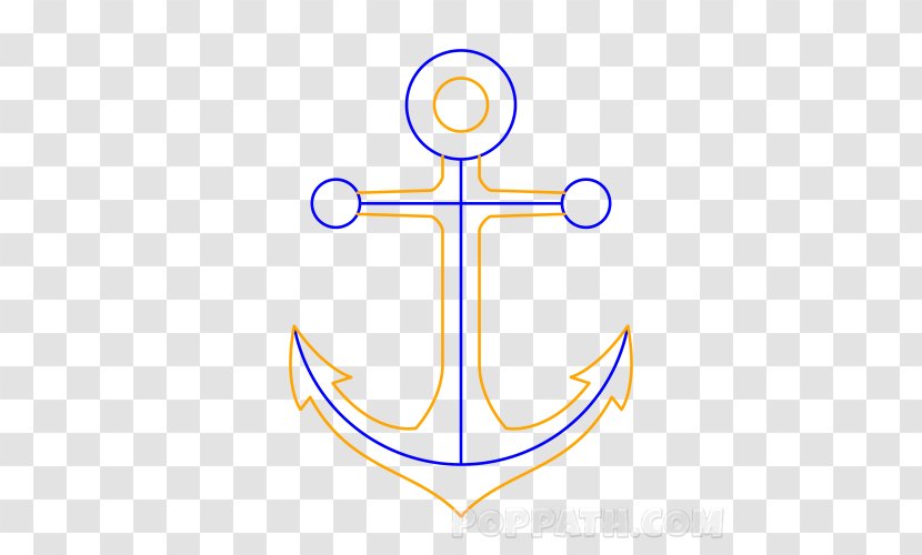 Anchor How-to Boat Drawing Clip Art - Coloring Book Transparent PNG