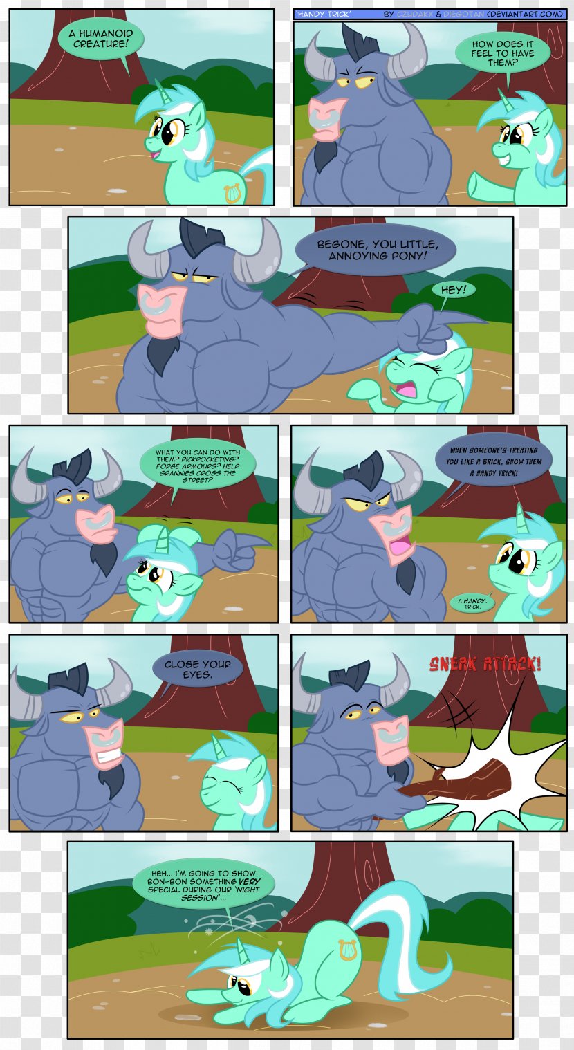 Comics Cartoon Horse Character - Green Transparent PNG