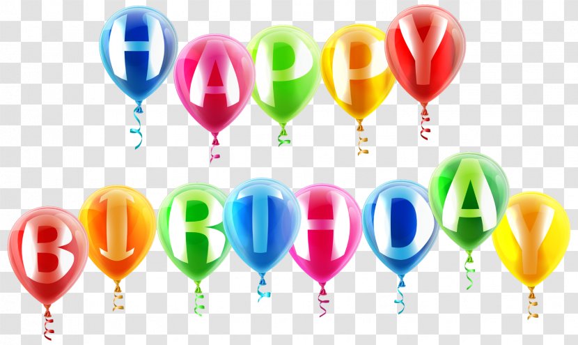 Happy Birthday To You Balloon Clip Art - 3rd Transparent PNG