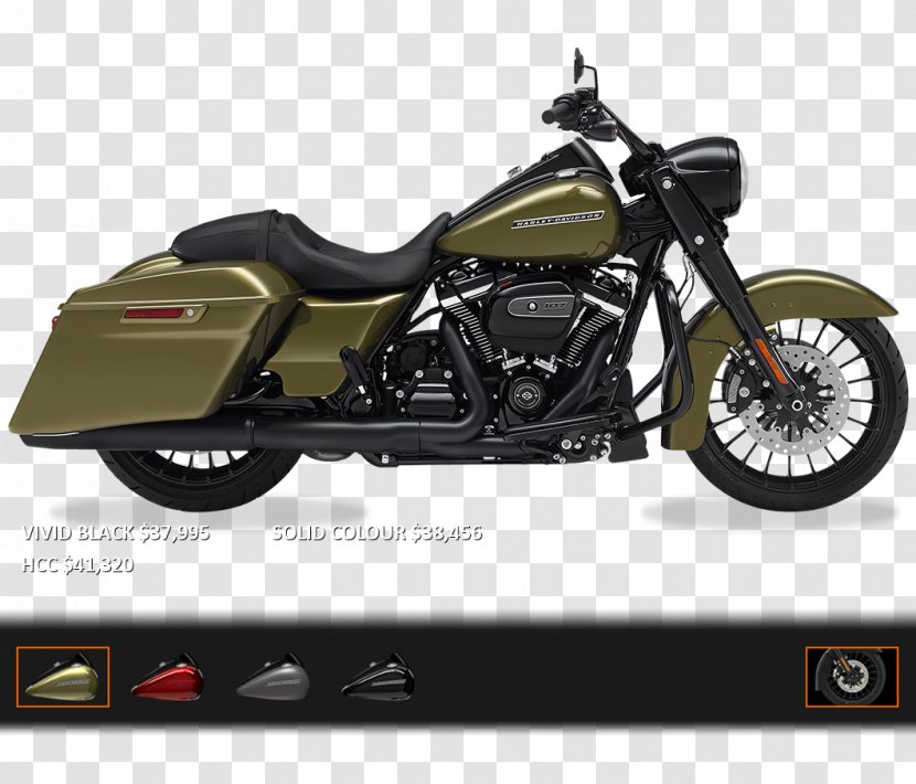 Harley-Davidson Road King Motorcycle Touring Saddlebag - Vehicle Transparent PNG