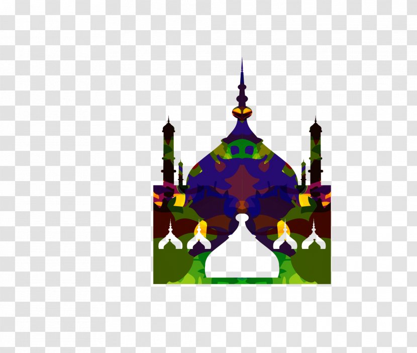 Ramadan Eid Al-Fitr Mosque Clip Art - Islamic Calligraphy - Al Fitr Cathedral Transparent PNG
