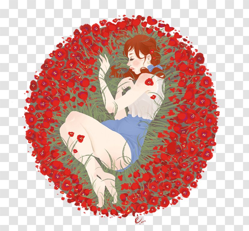 Christmas Ornament Flower Character - Fictional Transparent PNG