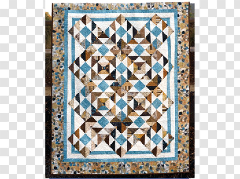 Quilting Textile Pattern - Carpet - Flutter Crossword Clue Transparent PNG